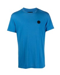 blaues T-Shirt mit einem Rundhalsausschnitt von Viktor & Rolf