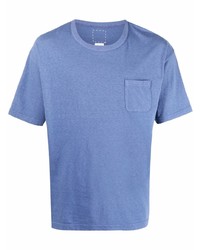 blaues T-Shirt mit einem Rundhalsausschnitt von VISVIM