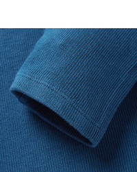 blaues T-shirt mit einer Knopfleiste von Barena
