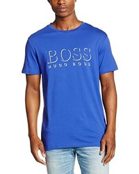 blaues T-shirt von BOSS HUGO BOSS