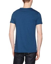 blaues T-shirt von BOSS HUGO BOSS