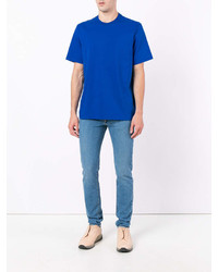 blaues T-shirt von MSGM