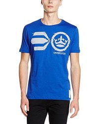 blaues T-shirt von Crosshatch