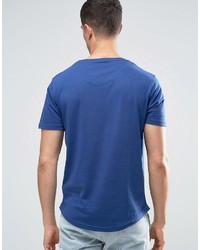 blaues T-shirt von Ringspun