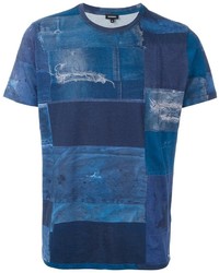 blaues T-shirt von Diesel