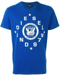 blaues T-shirt von Diesel