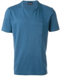 blaues T-shirt von Drumohr