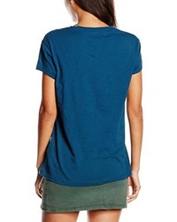 blaues T-shirt von Hilfiger Denim