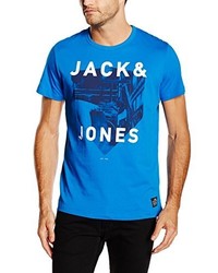 blaues T-shirt von Jack & Jones