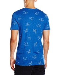 blaues T-shirt von JACK & JONES PREMIUM