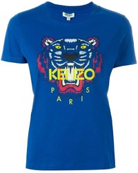blaues T-shirt von Kenzo