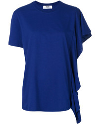 blaues T-shirt von MSGM