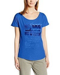 blaues T-shirt von Napapijri