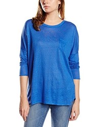 blaues T-shirt von Pedro del Hierro