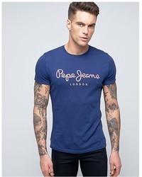 blaues T-shirt von Pepe Jeans