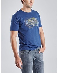 blaues T-shirt von Pioneer