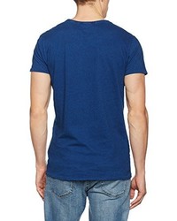 blaues T-shirt von Scotch & Soda