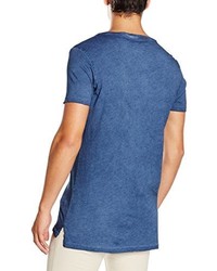 blaues T-shirt von Scotch & Soda