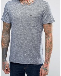 blaues T-shirt von Lee