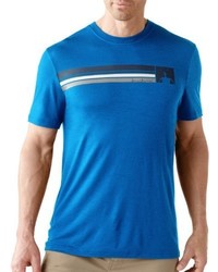 blaues T-shirt von Smartwool