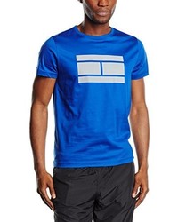 blaues T-shirt von Tommy Hilfiger