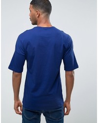 blaues T-shirt von Benetton