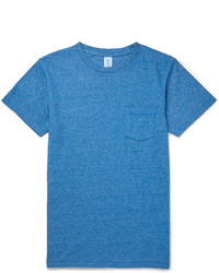 blaues T-shirt von Velva Sheen