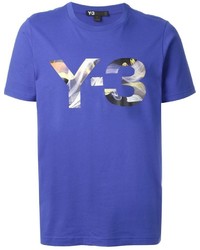 blaues T-shirt von Y-3