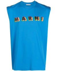 blaues Trägershirt von Marni