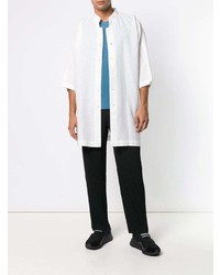 blaues Trägershirt von Homme Plissé Issey Miyake