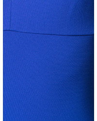 blaues Wollmidikleid von Victoria Beckham