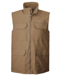 braune ärmellose Jacke von Eddie Bauer