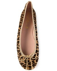 braune Ballerinas mit Leopardenmuster von Pretty Ballerinas