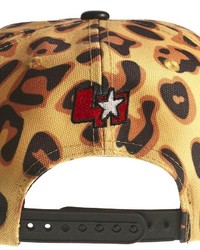 braune Baseballkappe mit Leopardenmuster von Joyrich