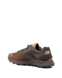 braune bedruckte niedrige Sneakers von Merrell