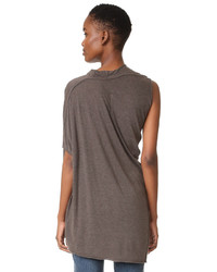 braune Bluse von Rick Owens Lilies