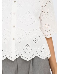 braune Bluse von Only