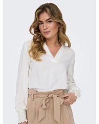 braune Bluse von Only