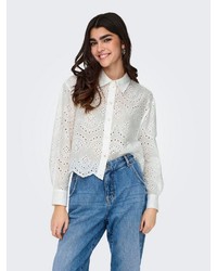 braune Bluse von Only