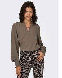 braune Bluse von Only