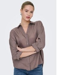 braune Bluse von Only