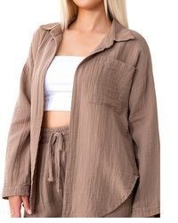 braune Bluse von WENOR