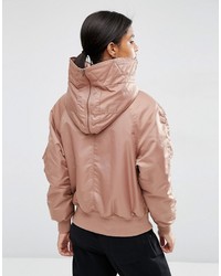 braune Bomberjacke von Asos