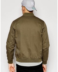 braune Bomberjacke von Asos