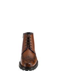 braune Brogue Stiefel aus Leder von Lloyd