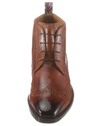 braune Brogue Stiefel aus Leder von Melvin&Hamilton