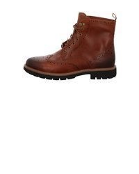 braune Brogue Stiefel von Clarks