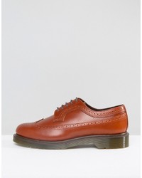 braune Brogue Stiefel von Dr. Martens