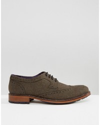 braune Brogues von Ted Baker