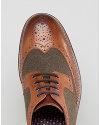 braune Brogues von Ted Baker